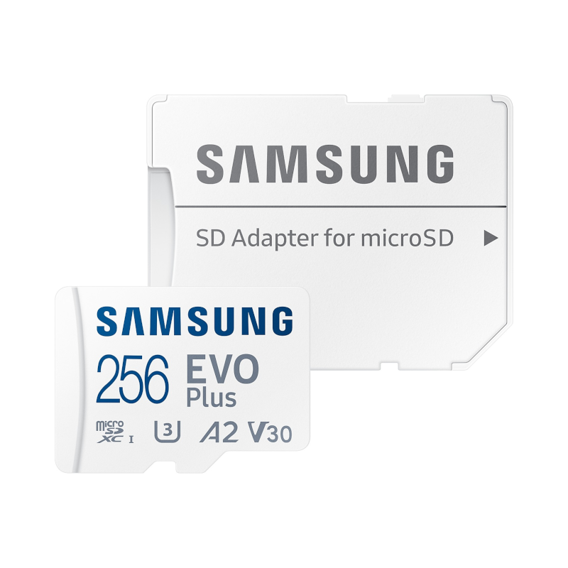Карта пам'яті Samsung microSDXC 256GB EVO Plus + SD Adapter (MB-MC256KA/EU)